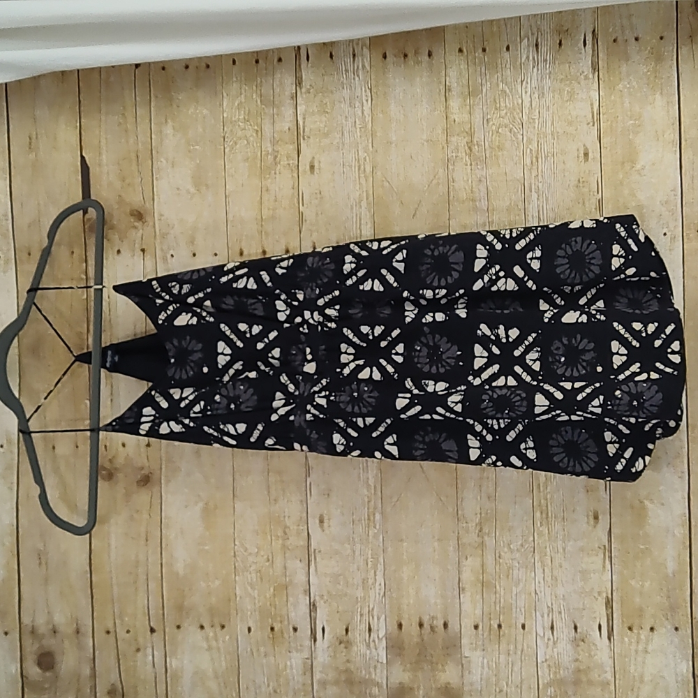 Madewell Starview Batik Grid Silk Cami Dress